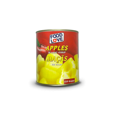 MACA EM CALDA FOOD LOVE 12 X 820 GR