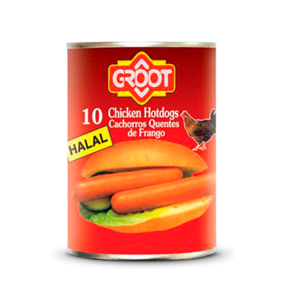 SALSICHA DE GALINHA GROOT 24X430GR